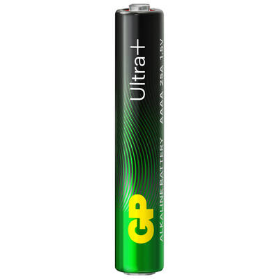 GP Batteries 25A Ultra Plus Lr8D425/E96/AAAA Boy İncenin İncesi Pil, 1.5 Volt, 2'li Kart