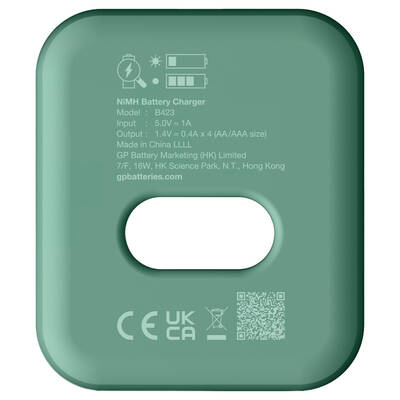 GP Batteries B423 USB Pil Şarj Cihazı 4 Adet 2600 AA Kalem Pilli Set