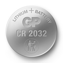 GP Batteries Cr2032 3 volt pil, 2032 Boy Lityum Düğme Pil, 3 Volt, 20'li Kart - Thumbnail