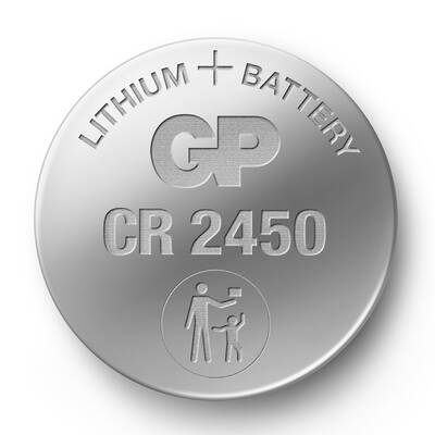 GP Batteries Extra CR2450 2450 Boy Lityum Düğme Pil, 3 Volt, 10'lu Kart