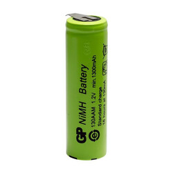 GP Batteries GP130AAM 1300 Mah Puntalı Şarjlı Endüstriyel AA Kalem Pil 1 Adet - Thumbnail