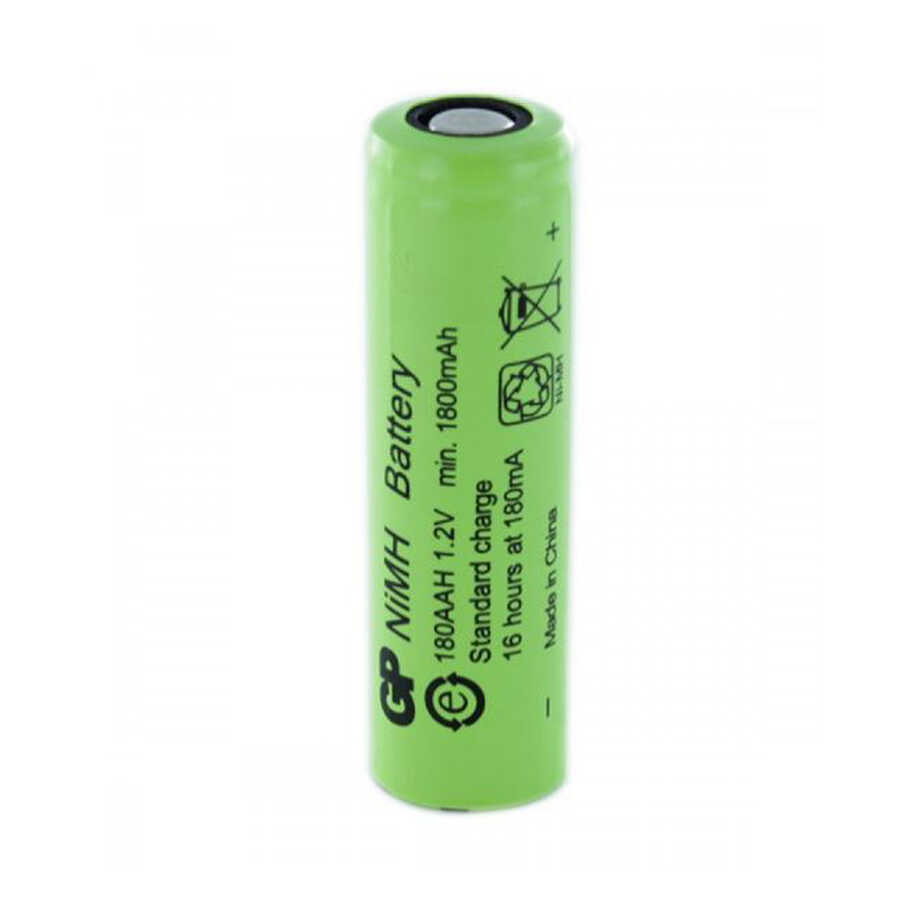 Gp Batteries Gp180aah 1800 Mah Düz Kafa Şarjlı Endüstriyel Aa Kalem Pil 1 Adet
