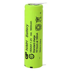 GP Batteries GP180AAH 1800 Mah Puntalı Şarjlı Endüstriyel AA Kalem Pil 1 Adet