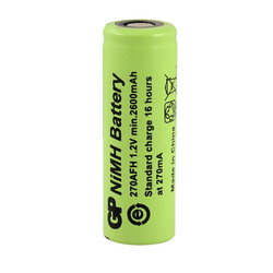 GP - GP Batteries GP270AFH 2600 Mah Düz Kafa Şarjlı Endüstriyel AF Pil 1 Adet