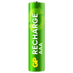 GP Batteries ReCharge 650 AAA İnce Kalem Ni-MH Şarjlı Pil, 1.2 Volt, 4’lü Kart EKONOMİK SERİ - Thumbnail