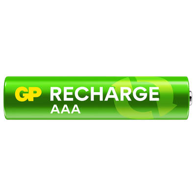 GP Batteries ReCharge 650 AAA İnce Kalem Ni-MH Şarjlı Pil, 1.2 Volt, 4’lü Kart EKONOMİK SERİ