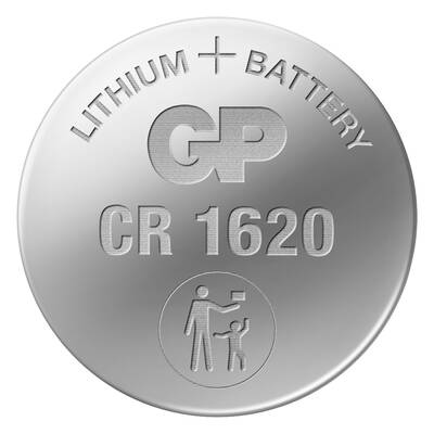 GP Batteries Ultra Plus CR1620 1620 Boy Lityum Düğme Pil, 3 Volt, 5’li Kart