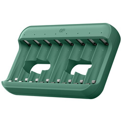 GP E822 USB Pilsiz Şarj Cihazı ( 8 Adet AA ve/veya AAA İçin ) - Thumbnail