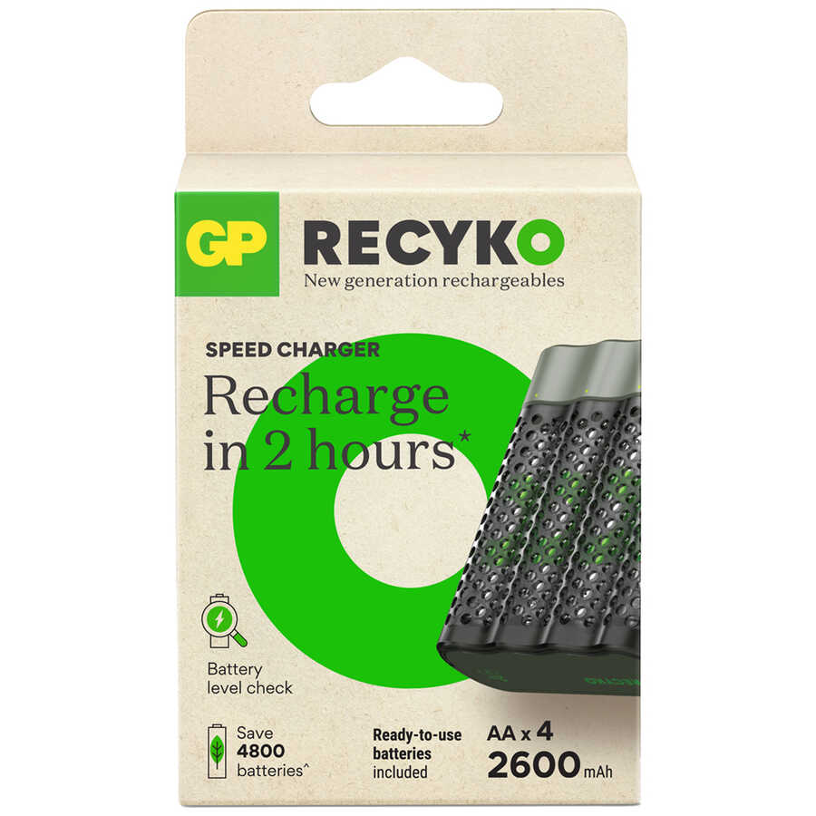  Gp M452 Usb Hızlı Şarj Cihazı 4 Adet 2600 Aa Kalem Pilli Set