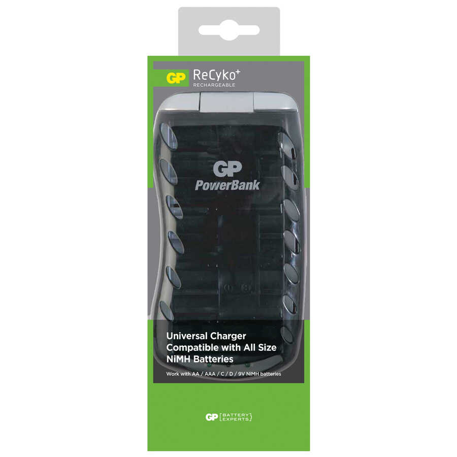  Gp Pb19 Universal Şarj Cihazı Aa, Aaa, C, D, 9v Ni-mh Piller İçin