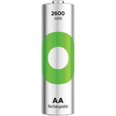 GP Batteries ReCyko 2700 AA Kalem Ni-Mh Şarjlı Pil, 1.2 Volt, 6'Lı Kart