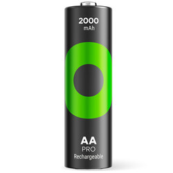GP Batteries ReCyko Pro 2100 Serisi 2000 mAh AA Kalem Ni-Mh Şarjlı Pil, 1.2 Volt, 4'lü Kart - Thumbnail