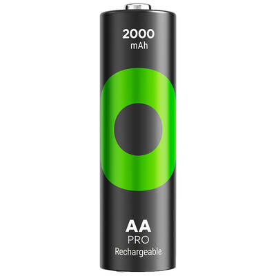 GP Batteries Recyko Pro AA Kalem Ni-Mh Şarjlı Pil, 1.2 Volt, 4’lü Kart