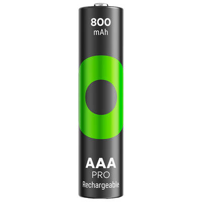 GP Batteries Recyko Pro AAA İnce Kalem Ni-Mh Şarjlı Pil, 1.2 Volt, 4’lü Kart