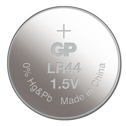 GP Batteries A76 Ultra Plus LR44/A76/V13GA/AG13 Boy Alkalin Düğme Pil, 1.5 Volt, 5'li Kart - Thumbnail