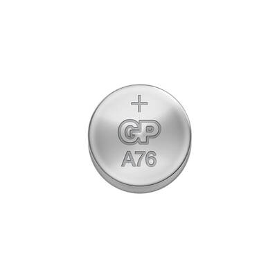 GP Batteries GPA76 LR44/A76/V13GA/AG13 Boy Alkalin Düğme Pil, 1.5 Volt, 5'li Kart