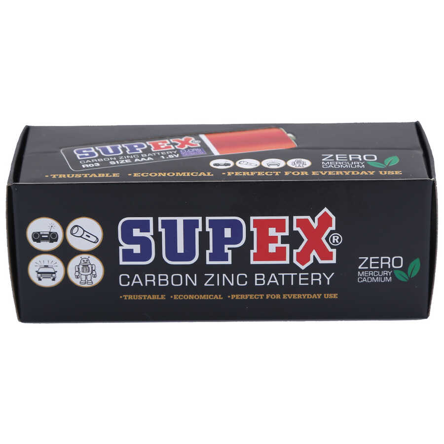  Supex R03/aaa Çinko Karbon İnce Kalem Pil 60 Lı Kutu