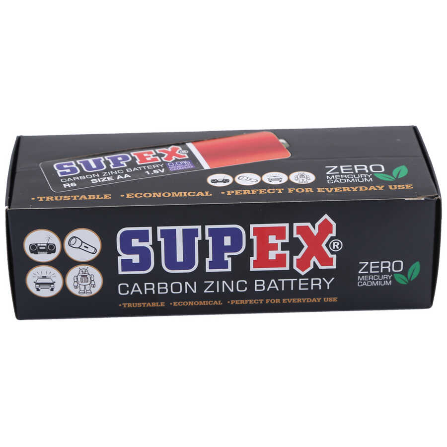  Supex R06/aa Çinko Karbon Kalem Pil 60 Lı Kutu