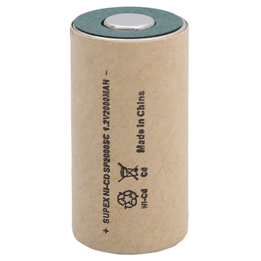  Supex Sp2000sc 1.2v Nicd 2000mah Düz Kafa Süpürge Pili